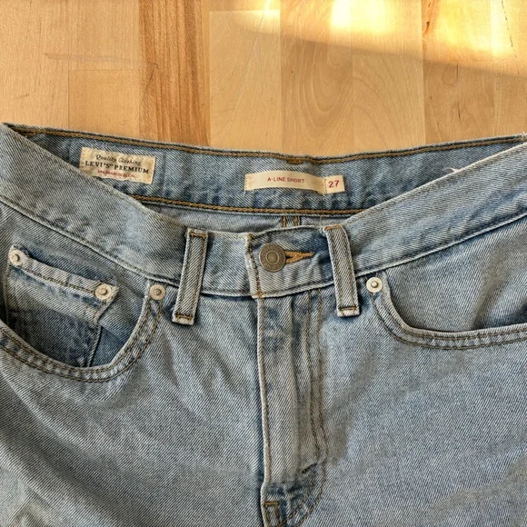 Levi A- Line Shorts Cuffed - Picture 6 of 8